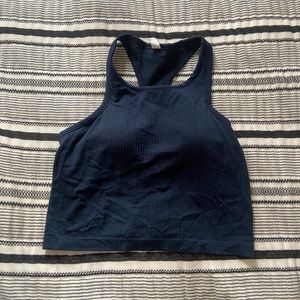Navy EBB to Street Racerback Tank